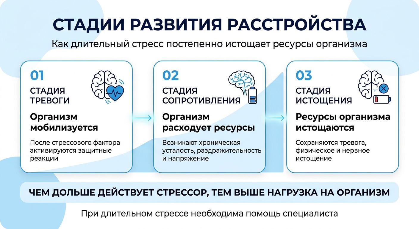 Лечение стресса в Касимове инфографика